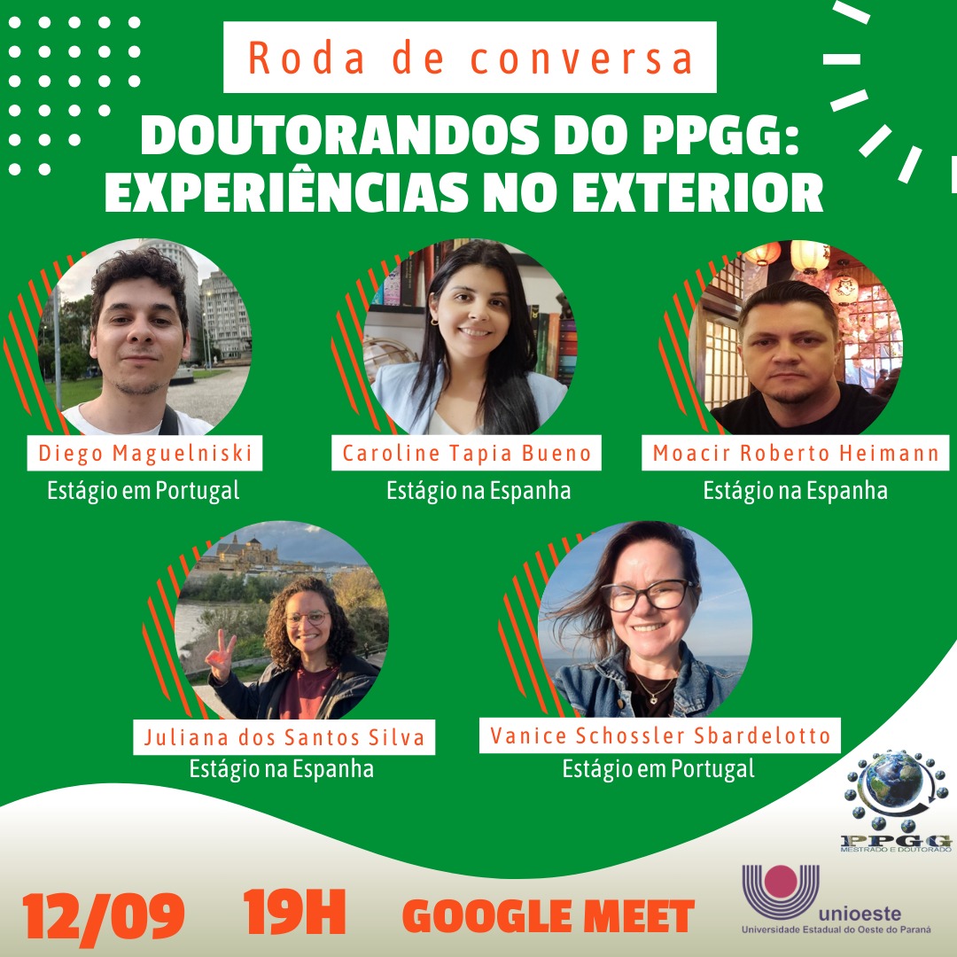 Roda de Conversa: Experiências no Exterior